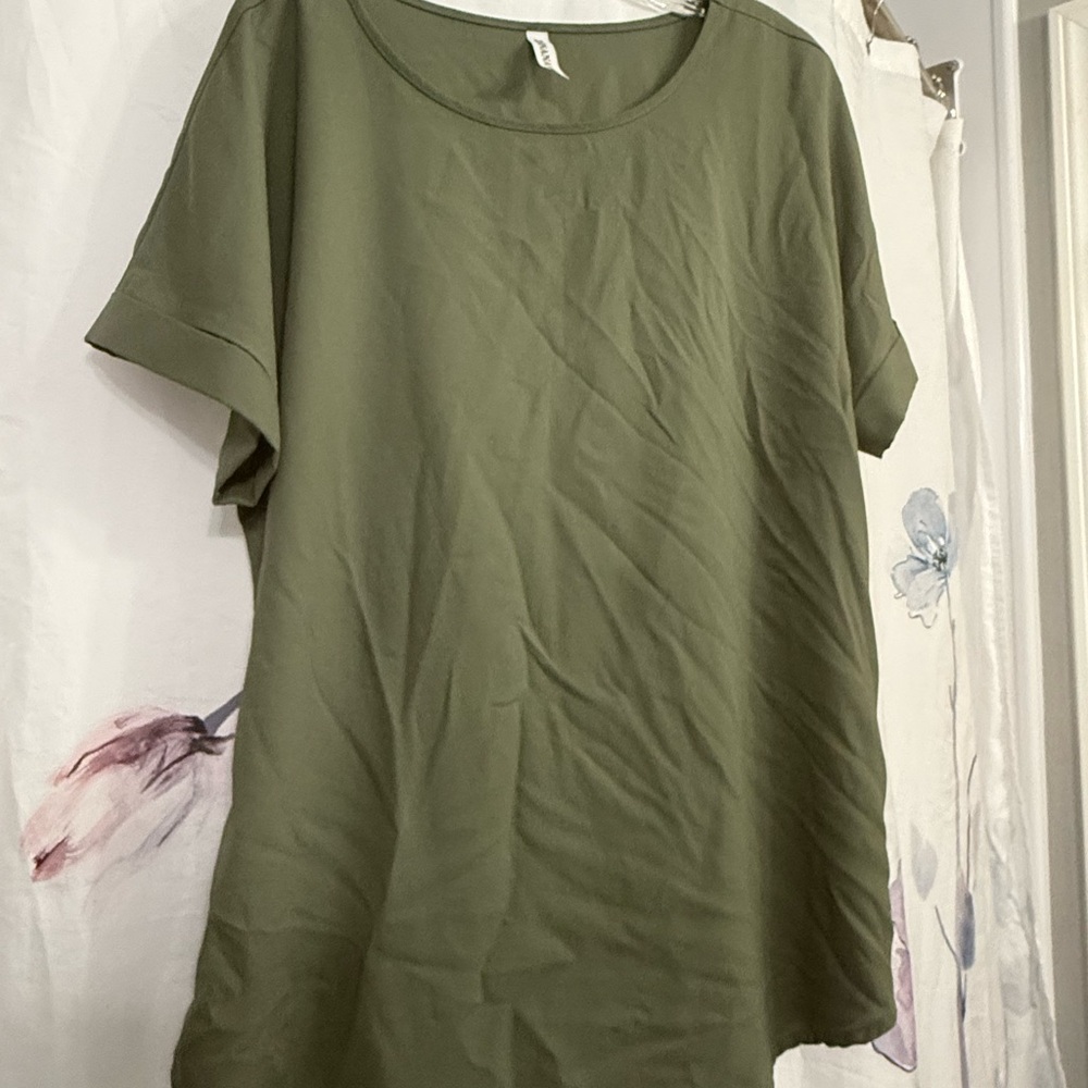Olive Green Women's Top